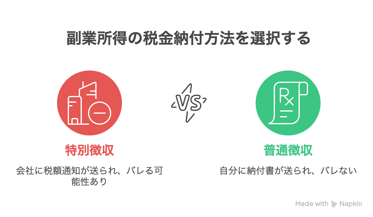 特別徴収と普通徴収の違い